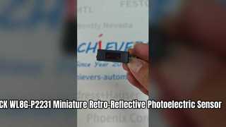 SICK WL8G-P2231 Miniature Retro-Reflective Photoelectric Sensor