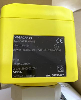 CP62.XXBGARAMX VEGA Medidor de nivel VEGACAP 62 Proba de varilla capacitiva para la detección de nivel