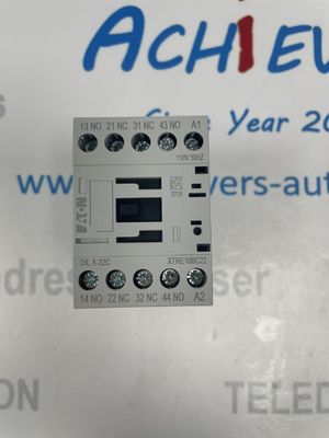 Relé de control IEC Eaton XTRE10BC22, longitud del cable de 2,5 m, diseño de cable de 4 x 0,17 mm2 para un control preciso