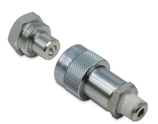 Juego completo de acoplador hidráulico de alto flujo Enerpac C604 | Solución de conexión rápida industrial