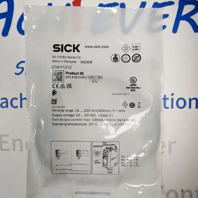 Sensor fotoeléctrico difuso en miniatura SICK GTE6-P1212