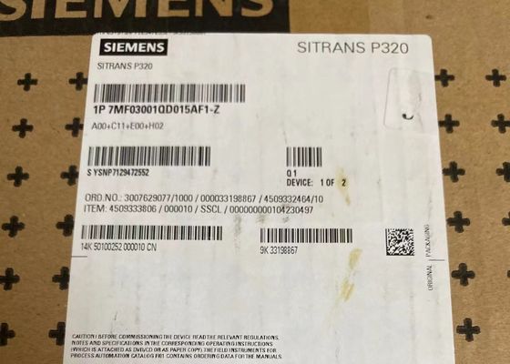 7MF0300-1TD1-5MF2-Z A00+E00+C11+H02 Transmisor SIEMENS para presión de calibración