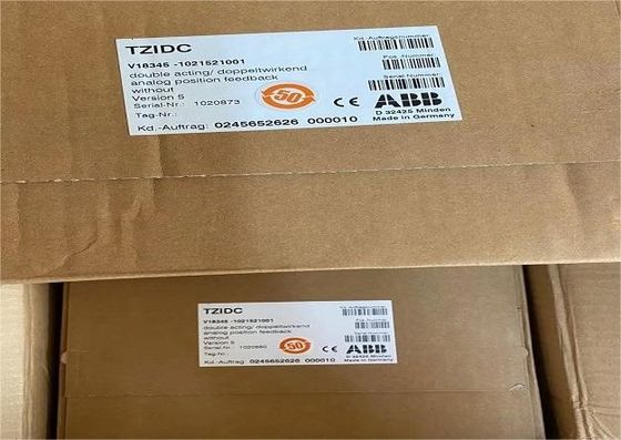 V18345-1010551001 ABB Posicionador de válvulas TZIDC Electro neumático