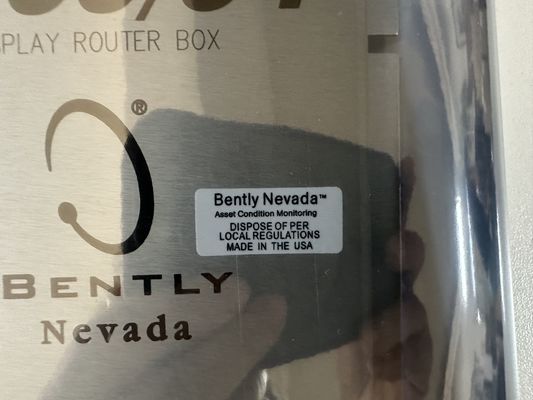 3500 94 Bently Nevada Sistema de vigilancia de vibraciones caja de router de visualización