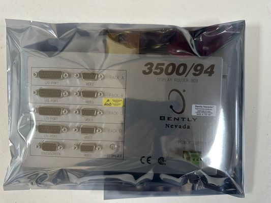 3500 94 Bently Nevada Sistema de vigilancia de vibraciones caja de router de visualización
