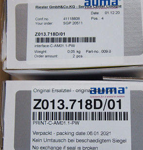 Z013.718D/02 Placa de circuitos de circuito impreso de circuito impreso de lógica AUMA Partes del actuador