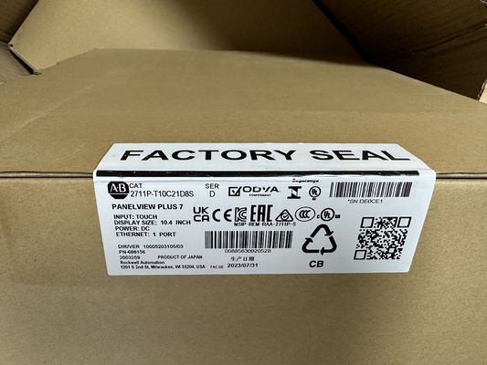 Allen Bradley 2711P-T10C21D8S PanelView Plus 7 Terminal estándar 10 y otros dispositivos de seguridad