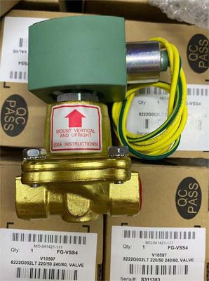 8222G002LT Valva solenoide ASCO 120/60 10/50 de la serie 8222 de dos vías