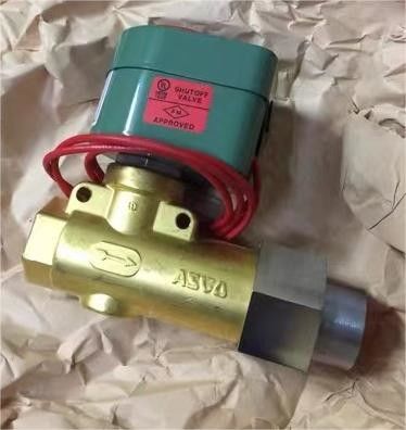 8266D069V 1/2" NPT Emerson ASCO 2 Way Solenoide Valve Aceite de combustible 120VAC 1/4" orificio
