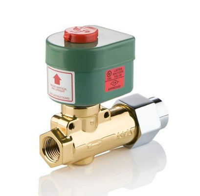8266D069V 1/2" NPT Emerson ASCO 2 Way Solenoide Valve Aceite de combustible 120VAC 1/4" orificio