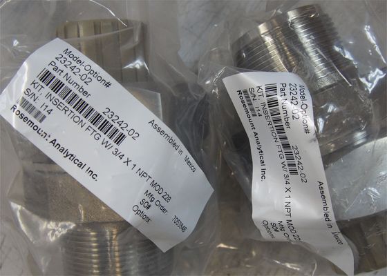 23242-02 Emerson Rosemount Sensores de pH Adaptador de montaje de 1.5 "Inserción 1" X 0.75 "