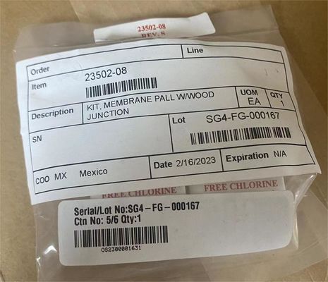 23502-08 Ensamblaje de membrana Emerson Rosemount con anillo O libre de cloro Código-01-54