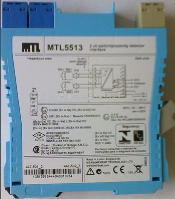 MTL5513 MTL Instrumentos Interfaz de detector de proximidad del interruptor Barrera de seguridad Máximo 10.5 V