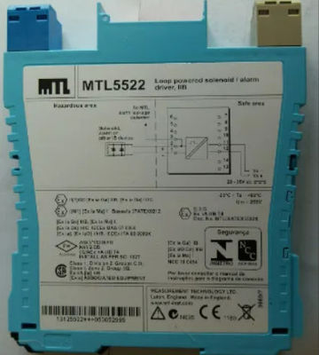 MTL5522 MTL Instrumentos Solenoide / controlador de alarma Número de canales Uno