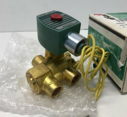 EF8321G002MO 24/DC ASCO Válvula de solenoide de escape rápido Temperatura nominal de 120 °F (fluido)