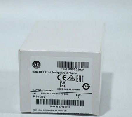2080-OF2 Módulo de salida analógica enchufable Allen Bradley Micro800 de 2 puntos