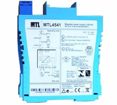 MTL4541 MTL Instrumentos Repetidor Fuente de alimentación 4/20mA HART Transmisores de 2 o 3 cables