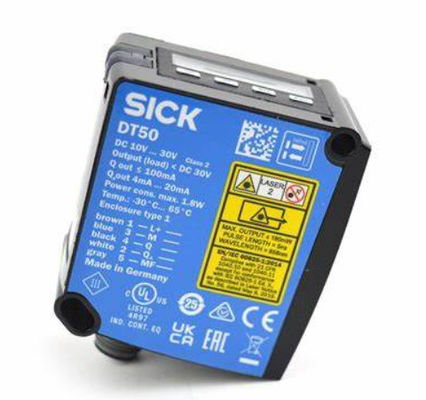 SICK DT50-P1113 Sensores de distancia láser Dx50 Display LC, 2 X LED