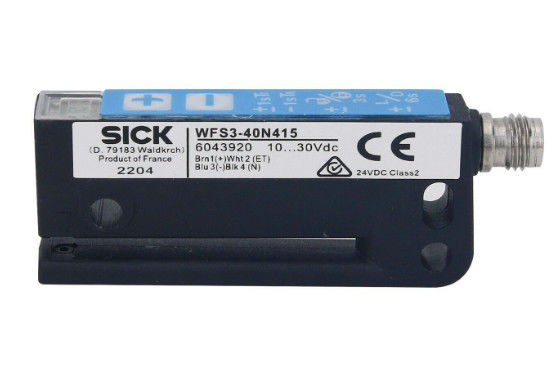 SICK WFS3-40N415 Sensores de tenedor WFS 20 ms Tiempo de inicialización Conmutación luz/oscuridad