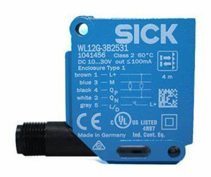 SICK WL12G-3B2531 Sensor fotoeléctrico rectangular para aplicaciones industriales