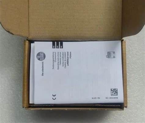 IFM PQ3834 Sensor de presión para neumáticos con salidas de clase II de protección III