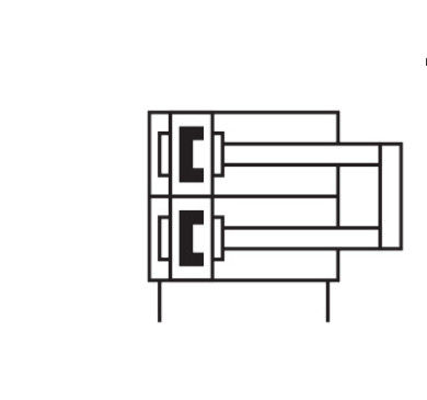 Festo DGST-16-40-PA Mini deslizamiento de 16 mm de diámetro del pistón Alta fuerza 241 N a 6 bar