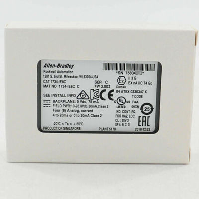 Módulo de entrada analógica para señal de corriente de Allen-Bradley 1734-IE8C POINT I/O