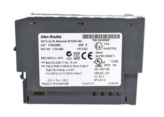 Módulo de entrada analógica para señal de corriente de Allen-Bradley 1734-IE8C POINT I/O