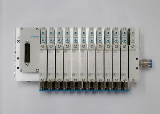 VTUG de colector de válvulas de Festo con conexión de enchufe multipin o bus de campo VTUG-14-VRPT-B1T-Q12B-UB-Q6SU-24K+TTSC