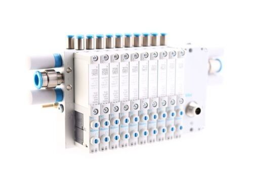 Festo VTUG-10-VRPT-B1T-Q10B-UB-QH6SU-16K+TTSC VTUG de colector de válvulas con enchufe de varios pines o conexión de bus de campo
