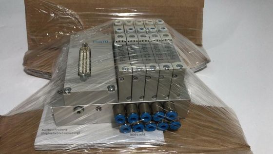 Festo VTUG-10-VRPT-B1T-Q10B-UB-QH6SU-16K+TTSC VTUG de colector de válvulas con enchufe de varios pines o conexión de bus de campo