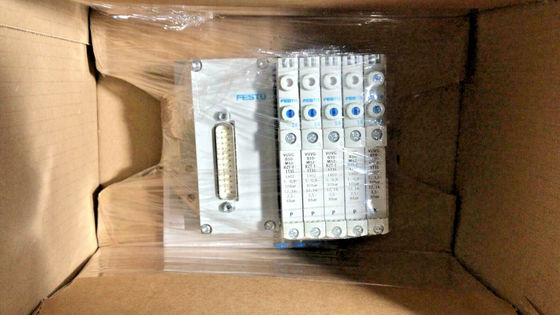 Festo VTUG-10-VRPT-B1T-Q10B-UB-QH6SU-16K+TTSC VTUG de colector de válvulas con enchufe de varios pines o conexión de bus de campo