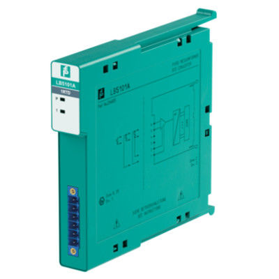 Convertidor de termopares de módulo Pepperl+Fuchs LB5105A con conexión de bus de plano trasero y disipación de energía de 0,75 W