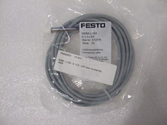 Cable de conexión de Festo NEBS-L1G4-K-2.5-LE4 con portaetiquetas