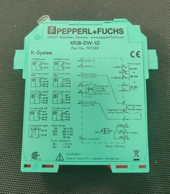 Monitor de velocidad de rotación Pepperl + Fuchs KFU8-DW-1.D con frecuencia de conmutación ≤ 10 Hz y tamaño objetivo de 0,3 mm