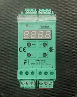 Monitor de velocidad de rotación Pepperl + Fuchs KFU8-DW-1.D con frecuencia de conmutación ≤ 10 Hz y tamaño objetivo de 0,3 mm