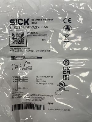 Cable sensor/actuador SICK YF8U14-050VA3XLEAX