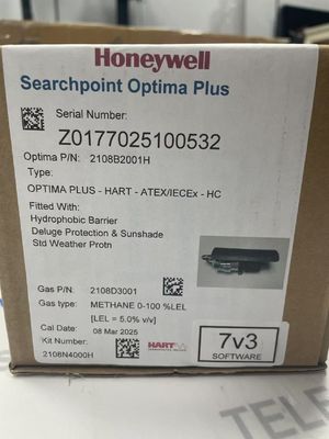 Honeywell 2108b2001H Searchpoint Optima Plus Detector de gas 320r/min Velocidad nominal 1/4" Conexión de proceso NPT