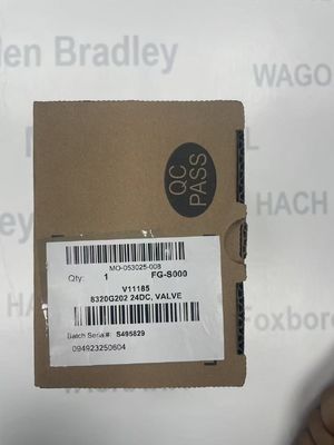 Clasificación de la fuente de alimentación de entrada de 24 VCC, tipo de conector RJ45, válvula solenoide ASCO 8320G202 para aplicaciones industriales