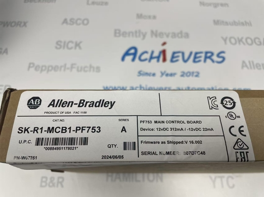 La pieza de repuesto Allen-Bradley SK-R1-MCB1-PF753 es una pieza de repuesto de la placa de control principal