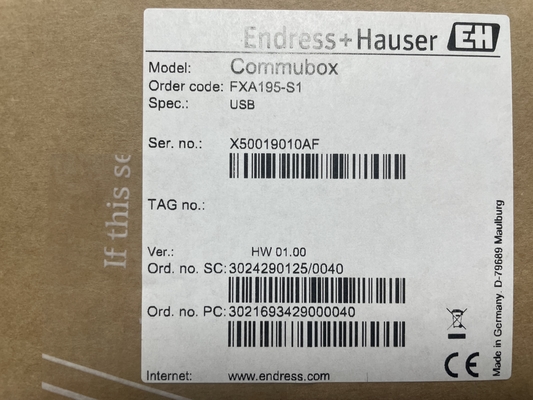 Endress Hauser Commubox FXA195-S1 módem USB/HART