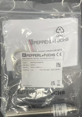 Sensor ultrasónico Pepperl+Fuchs 3RG6232-3JS00-PF con salida de relé