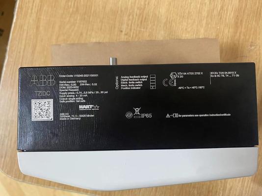 Válvula de posicionamiento ABB V18345 con salida de 4-20mA con clasificación IP67