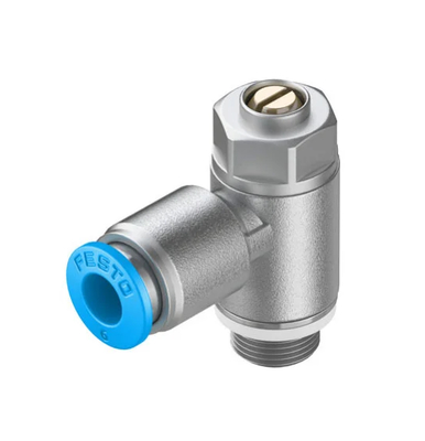 Válvula de control de caudal unidireccional de Festo GRLA-1/8-QS-6-D
