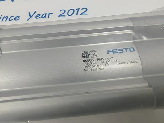 Cilindro de perfil estándar ISO Festo DSBC-50-50-PPVA-N3 diseñado