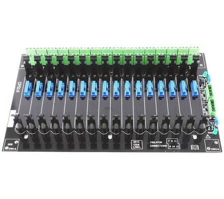 MTLCPS16 (CPS16) Conector de tornillo y abrazadera de 16 vías en el plano trasero