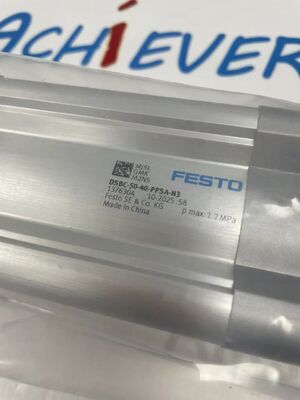 Cilindro neumático de doble efecto premium Festo DSBC-50-40-PPSA-N3 diseñado