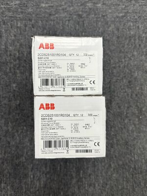 ABB S201-C10 Interruptor de circuito en miniatura de alta fiabilidad para protección contra bajo voltaje
