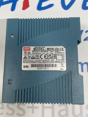 Mean Well MDR-20-12 Fuente de alimentación industrial DIN-Rail