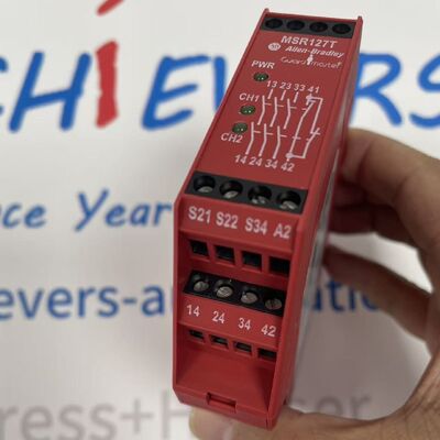 Relay de seguridad de alto rendimiento Allen-Bradley MSR127T